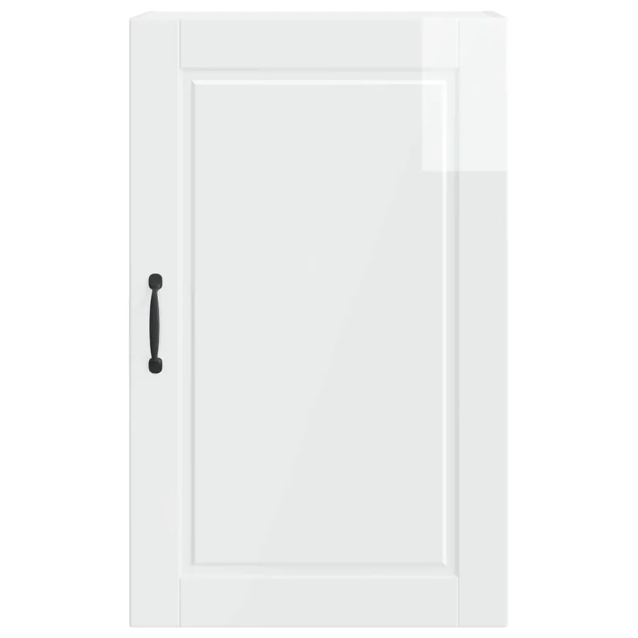 Meuble mural PORTO Blanc brillant 50 x 31 x 80 cm - 6