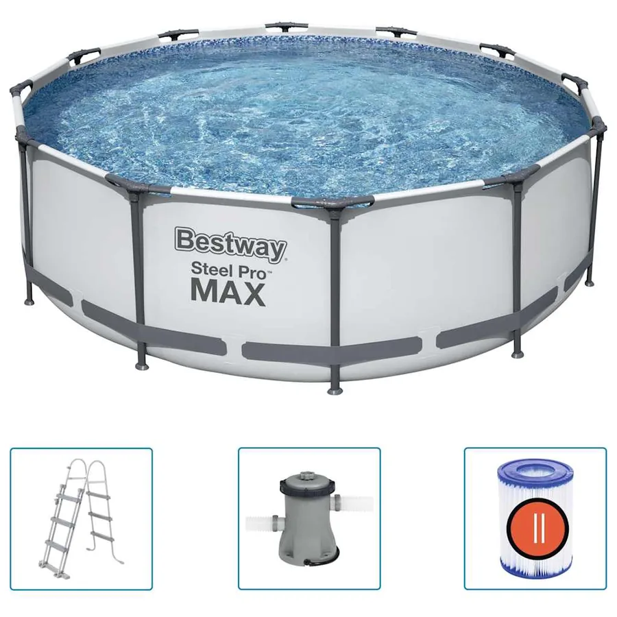 Bestway Ensemble de piscine Steel Pro MAX 366x100 cm