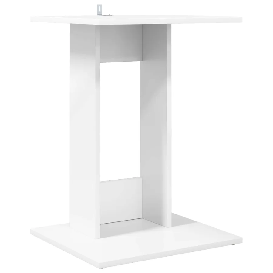Table d'appoint Blanc 45 x 40 x 62,5 cm Bois d'ingénierie - 2