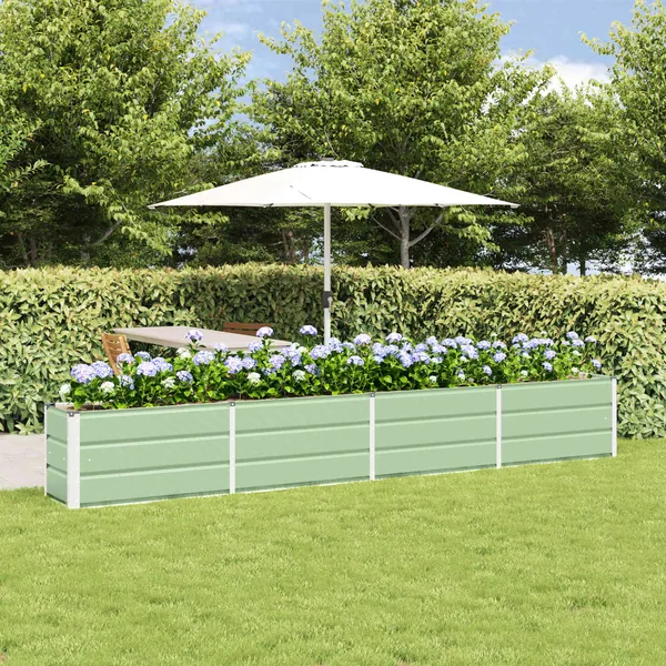 Jardinière Vert 320 x 40 x 45 cm Acier
