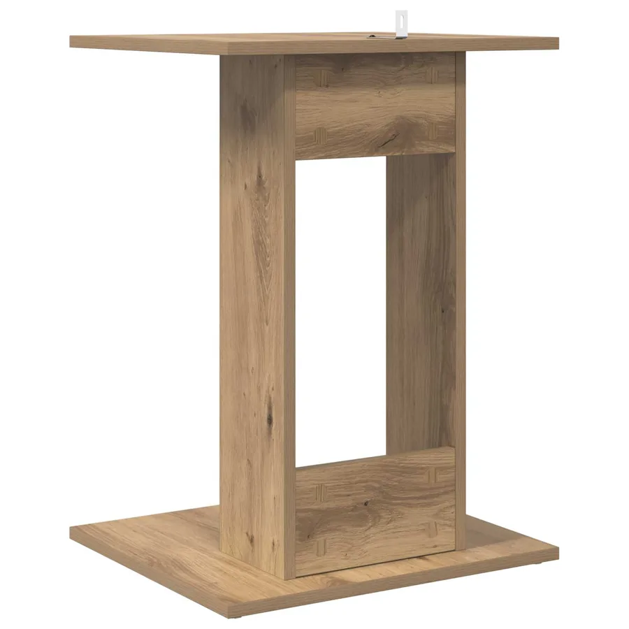 Table d'appoint Chêne artisanal 45 x 40 x 62,5 cm - 7