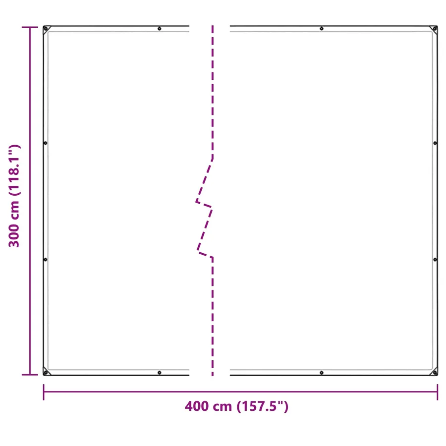 Couverture pour plantes Transparent 3 x 4 m PVC - 8