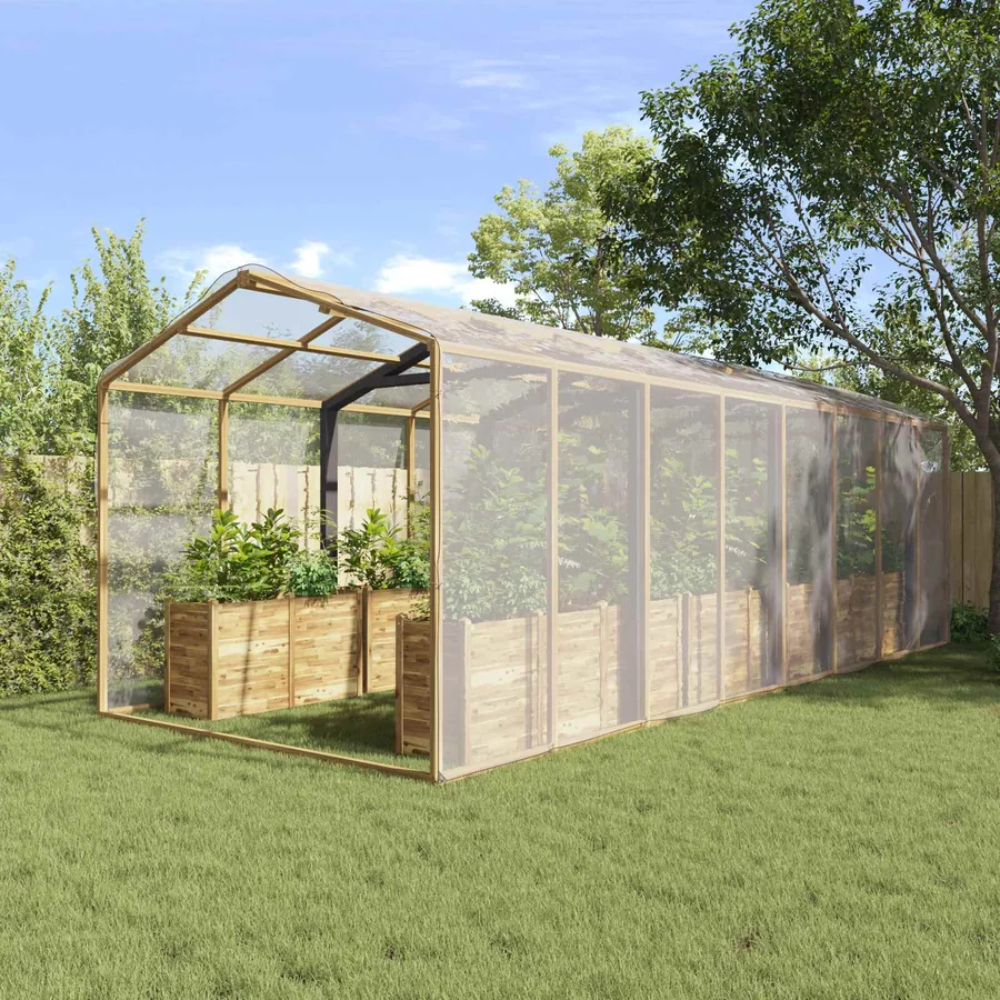 Couverture pour plantes Transparent 6 x 12 m PE