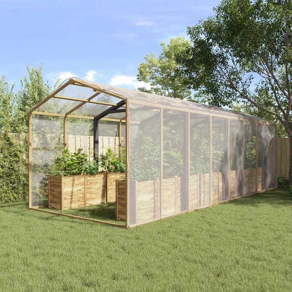 Couverture pour plantes Transparent 6 x 12 m PE