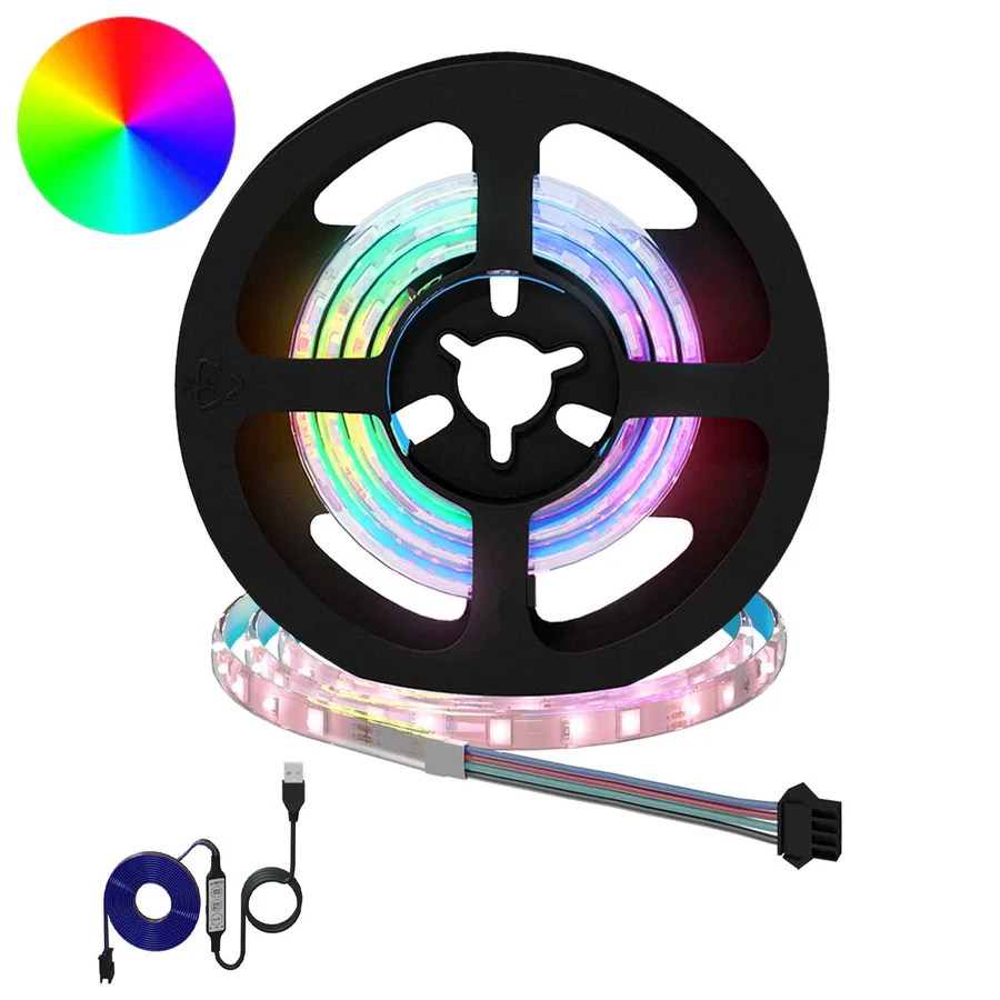 Bande LED 12 pcs Noir et Transparent 550 mm Cuivre et plastique