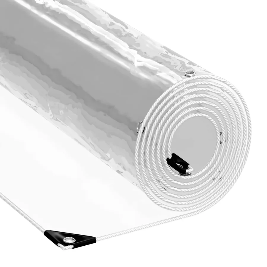 Couverture pour plantes Transparent 4 x 12 m PVC - 2