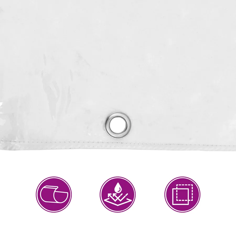 Couverture pour plantes Transparent 6 x 8 m PVC - 6