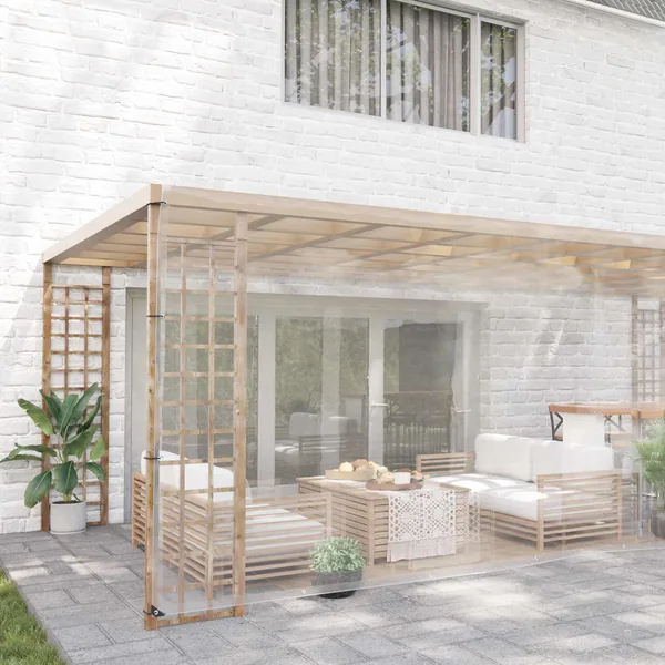 Couverture pour plantes Transparent 5 x 12 m PVC