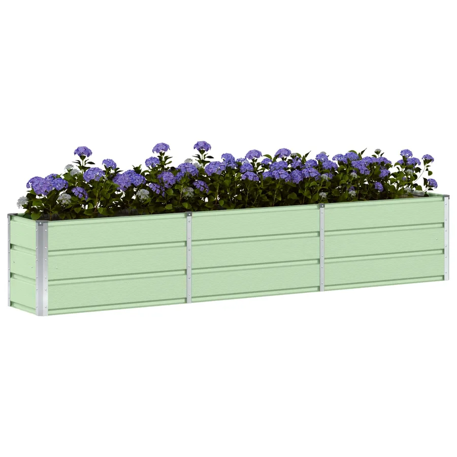 Jardinière Vert 240 x 40 x 45 cm Acier - 3