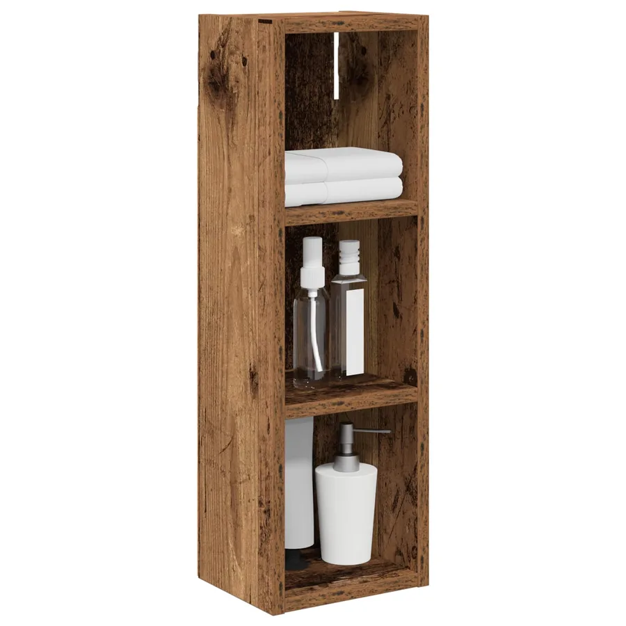Armoire murale de salle de bain Bois ancien 20 x 16 x 62,5 cm - 3