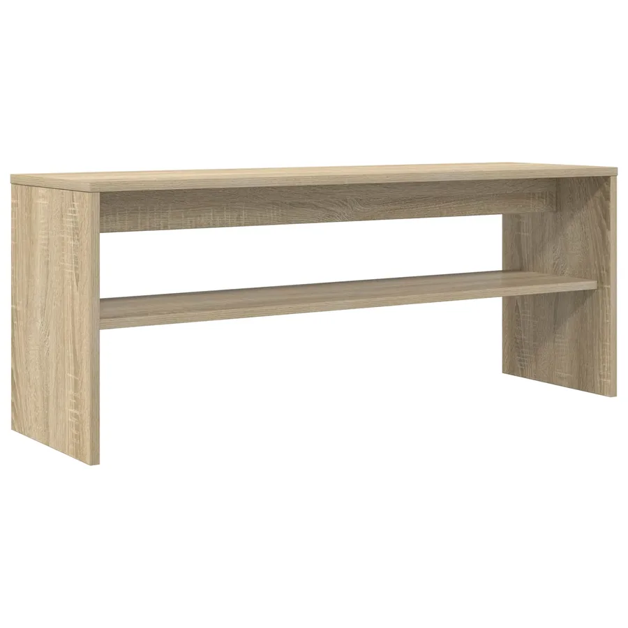 Meuble TV Chêne Sonoma 100 x 30 x 40 cm Bois d'ingénierie - 2