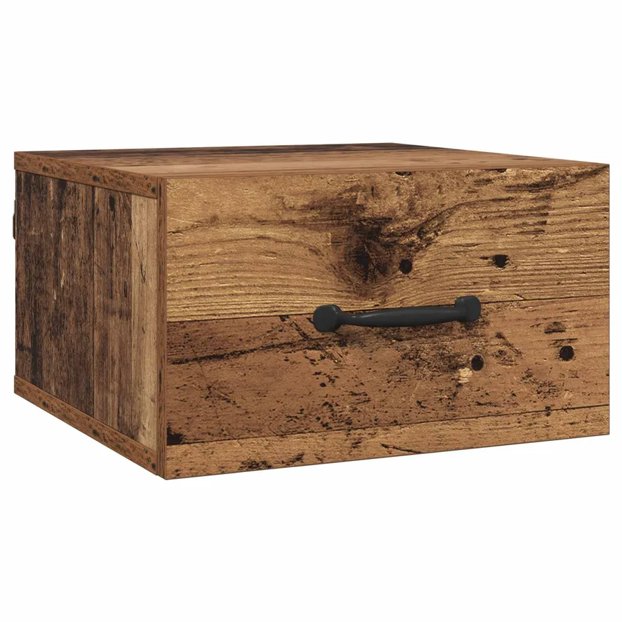 Cabinet de chevet Bois Ancien 35 x 35 x 20 cm Bois d'ingénierie - 2