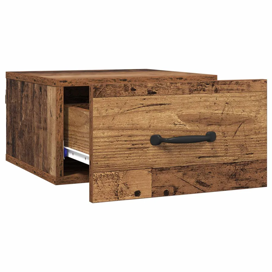 Cabinet de chevet Bois Ancien 35 x 35 x 20 cm Bois d'ingénierie - 4