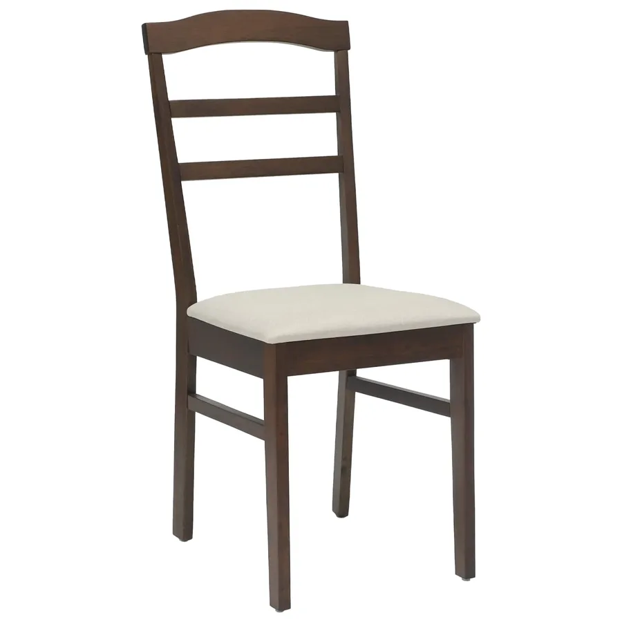 Chaise de salle à manger 2 pcs Marron clair et clair - 4