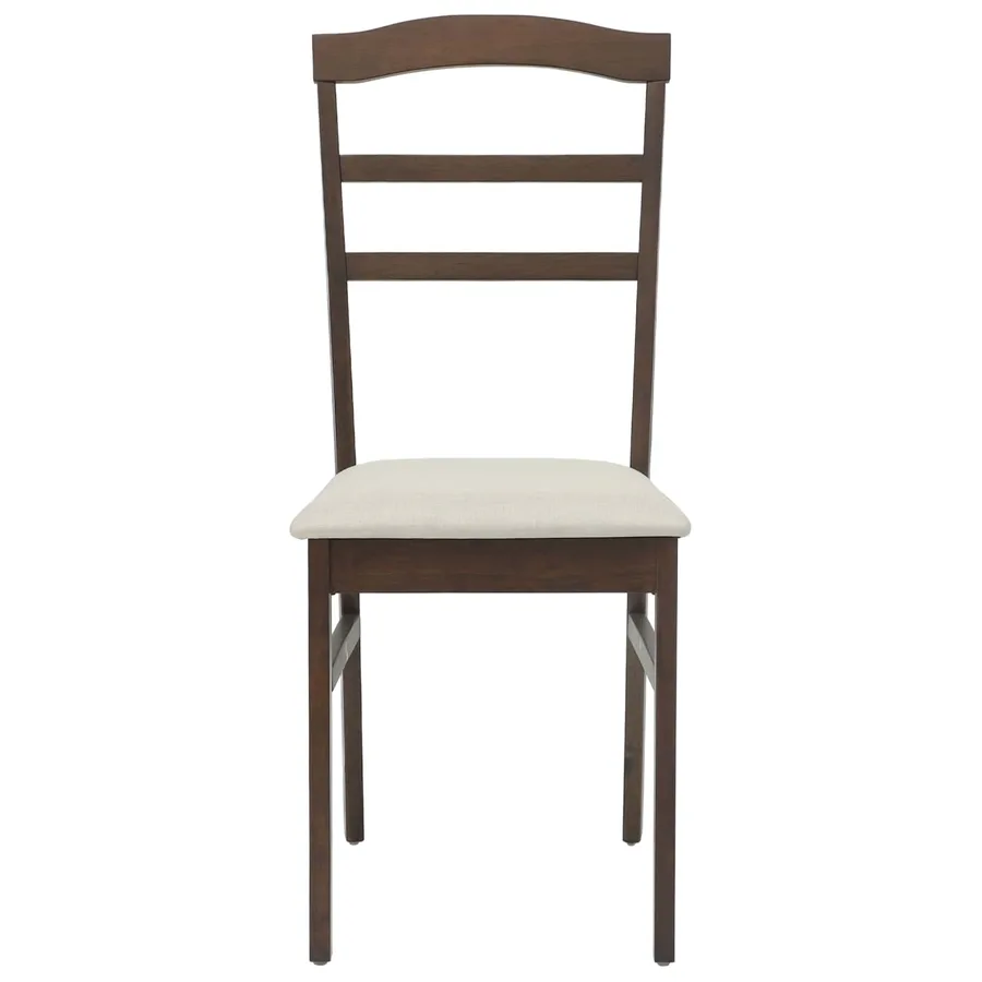 Chaise de salle à manger 2 pcs Marron clair et clair - 5
