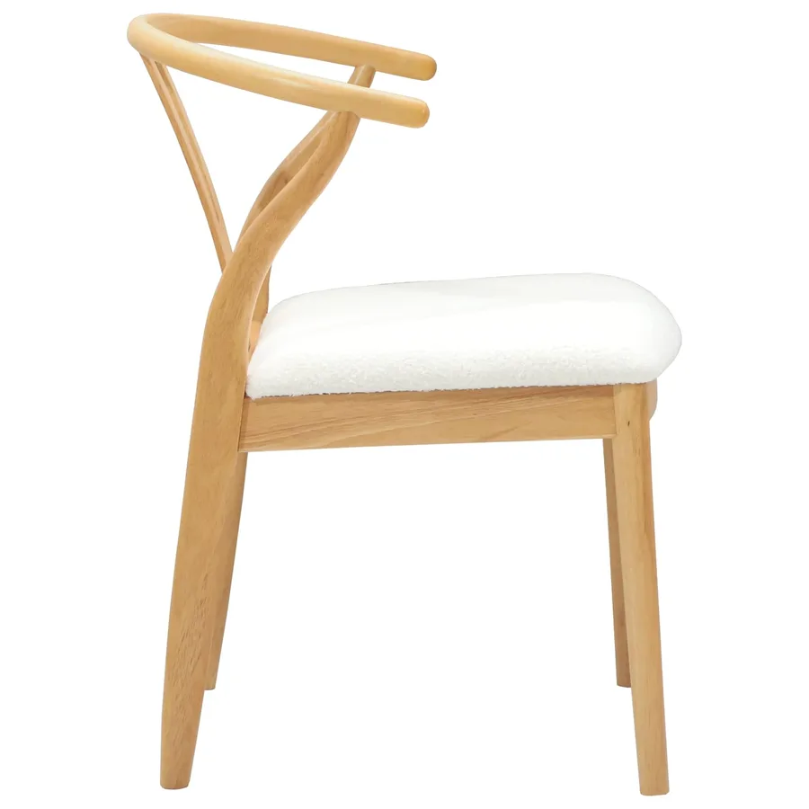 Chaise de salle à manger 2 pcs Naturel et clair - 6