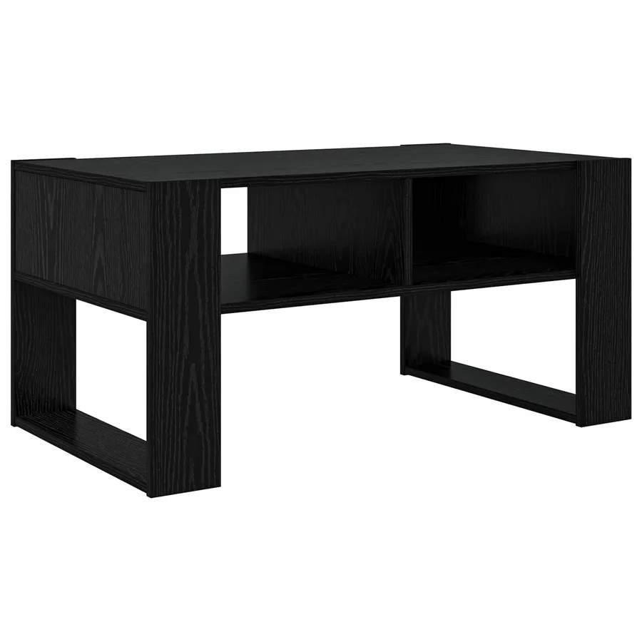 Table basse Chêne noir 92 x 53 x 45 cm Bois d'ingénierie - 7