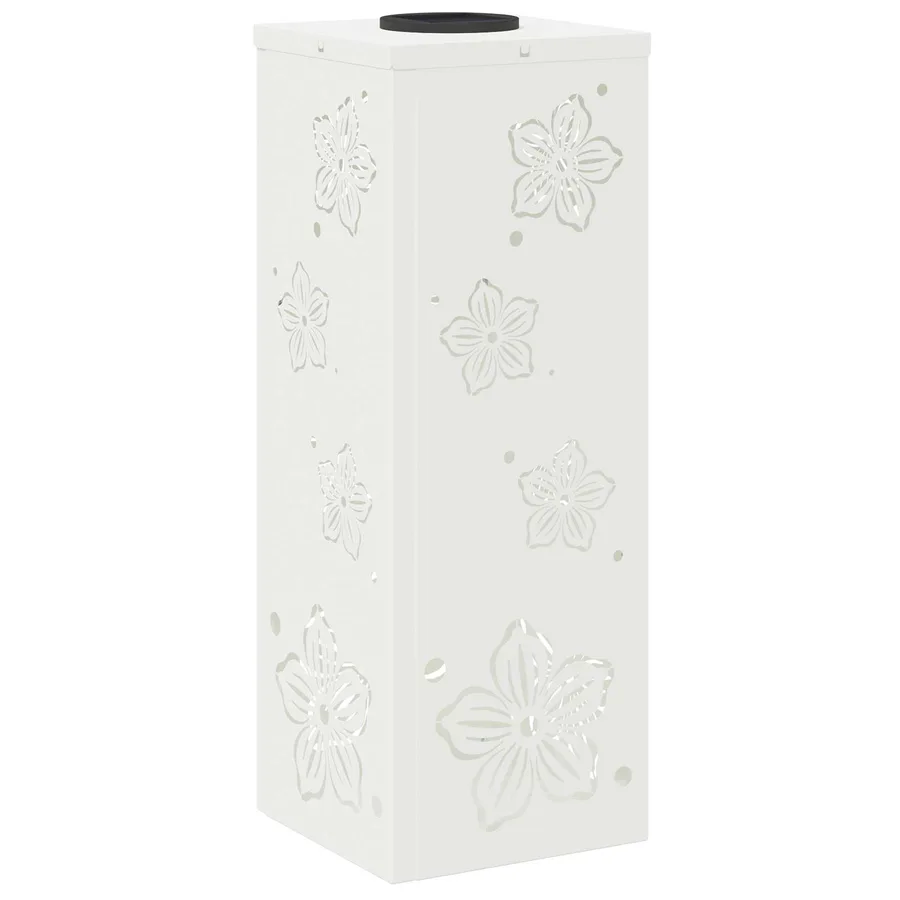 Lumière de chemin LED solaire 2 pcs Blanc chaud 18 x 18 x 50 cm - 4