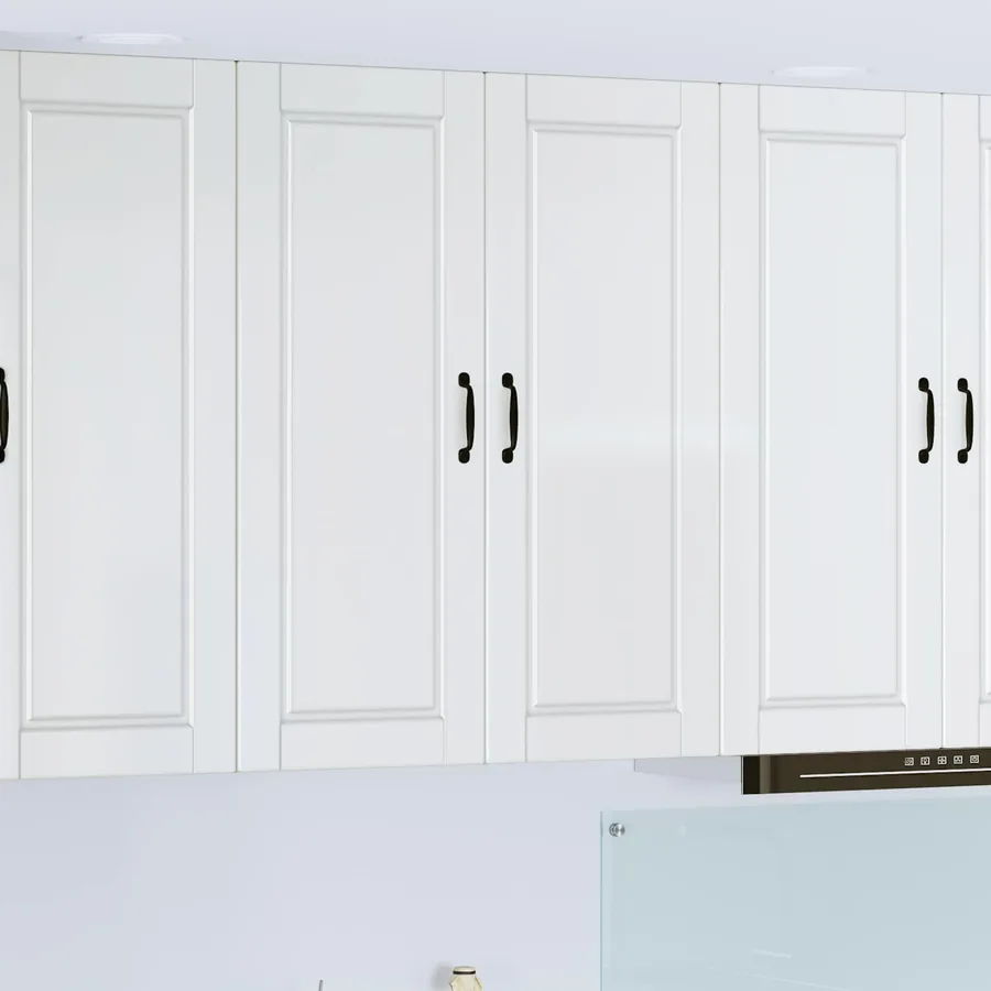 Meuble mural PORTO Blanc brillant 80 x 31 x 100 cm