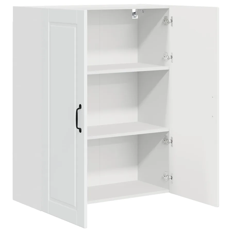 Meuble mural PORTO Blanc brillant 80 x 31 x 100 cm - 5