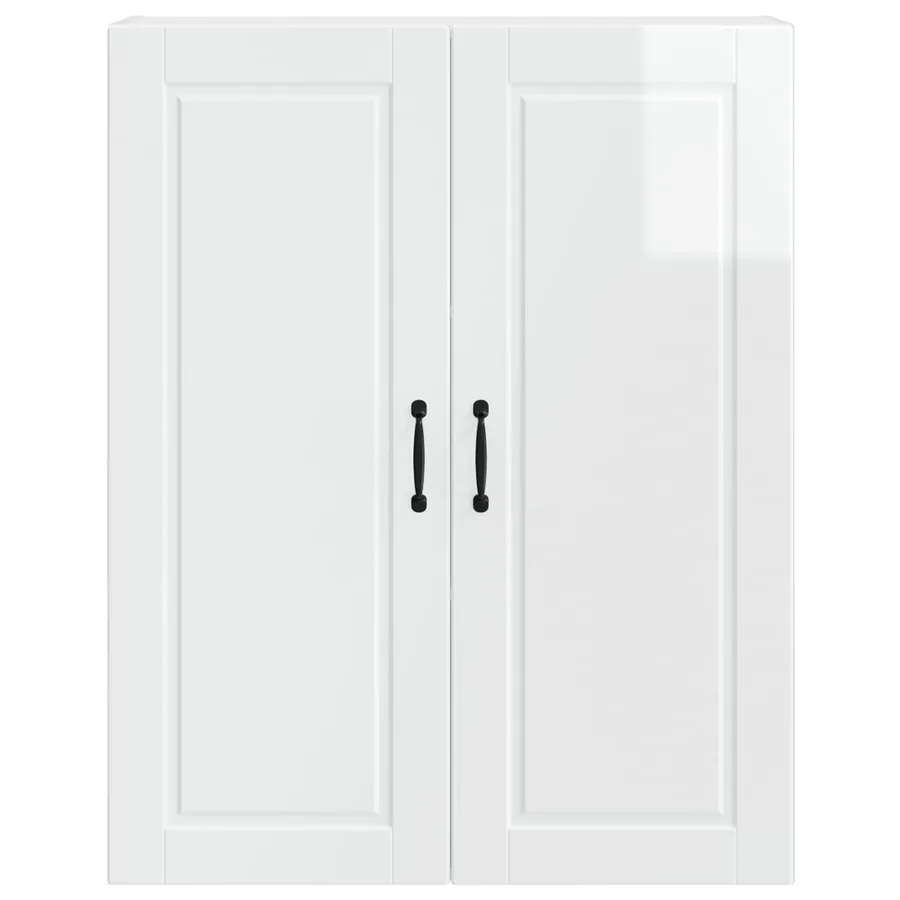 Meuble mural PORTO Blanc brillant 80 x 31 x 100 cm - 6
