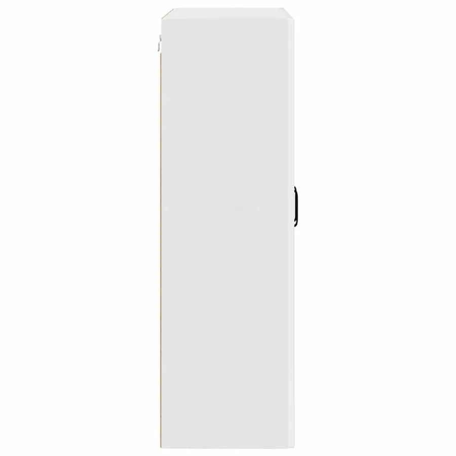 Meuble mural PORTO Blanc brillant 80 x 31 x 100 cm - 7
