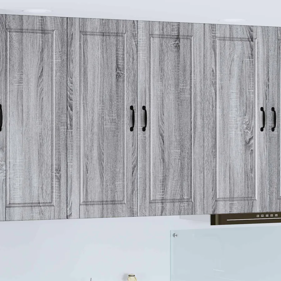 Meuble mural PORTO Gris Sonoma 80 x 31 x 100 cm