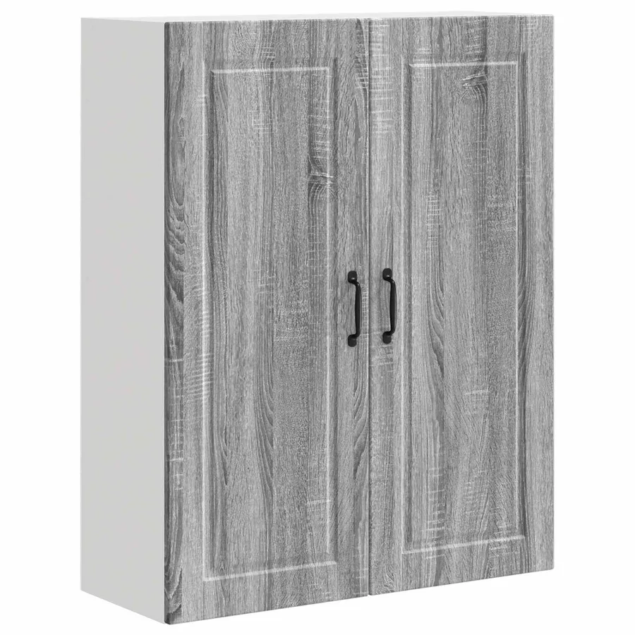 Meuble mural PORTO Gris Sonoma 80 x 31 x 100 cm - 2