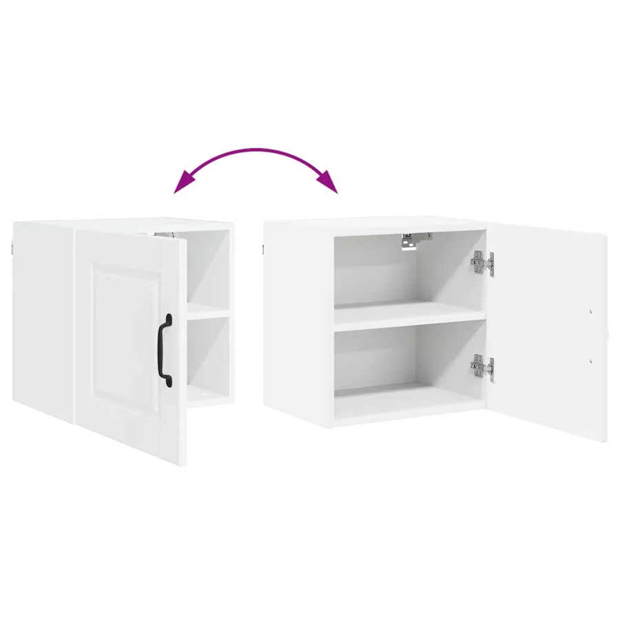 Meuble mural PORTO 2 pcs Blanc 40 x 31 x 40 cm - 12
