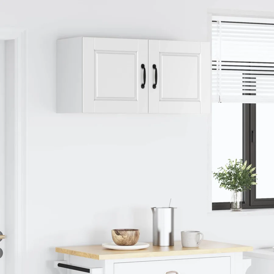 Meuble mural PORTO 2 pcs Blanc 40 x 31 x 40 cm - 4