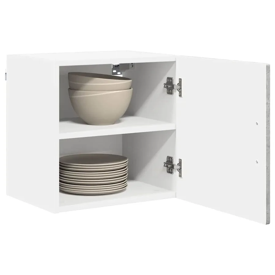 Meuble mural PORTO 2 pcs Gris béton 40 x 31 x 40 cm - 3
