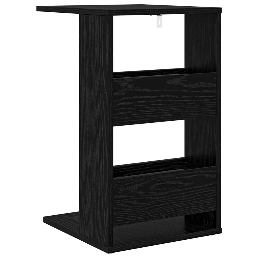 Table d'appoint Chêne noir 40 x 35 x 60,5 cm Bois d'ingénierie - 7