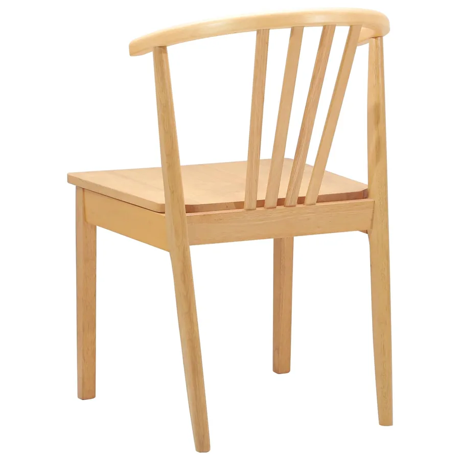 Chaise de salle à manger 2 pcs Naturel - 7