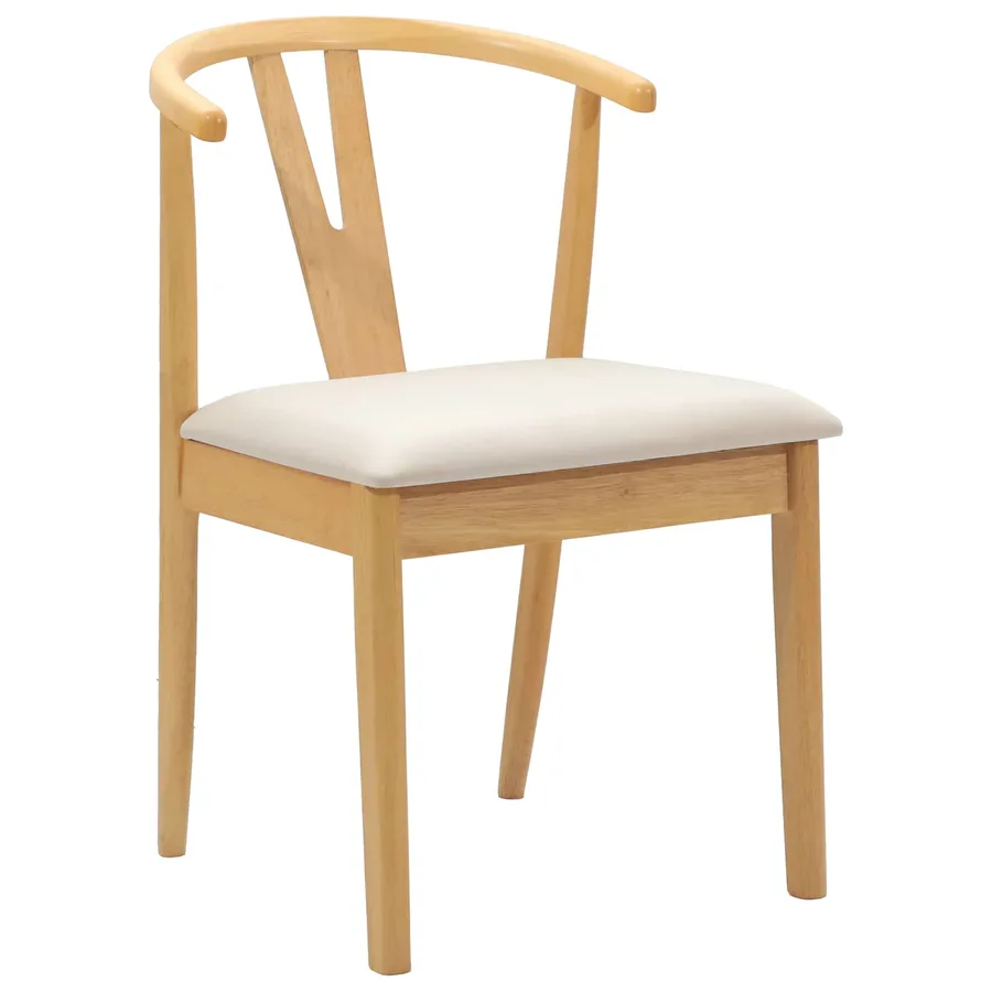 Chaise de salle à manger 2 pcs Naturel et clair - 4