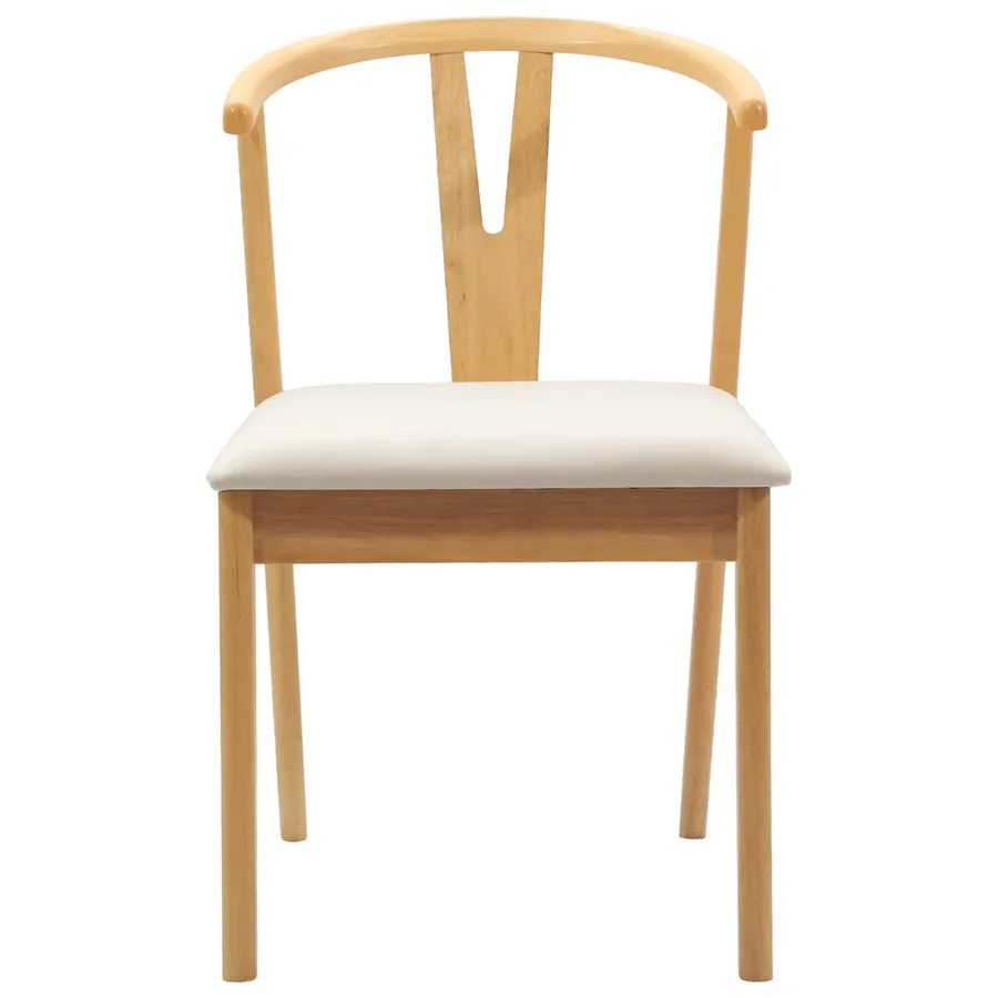 Chaise de salle à manger 2 pcs Naturel et clair - 5