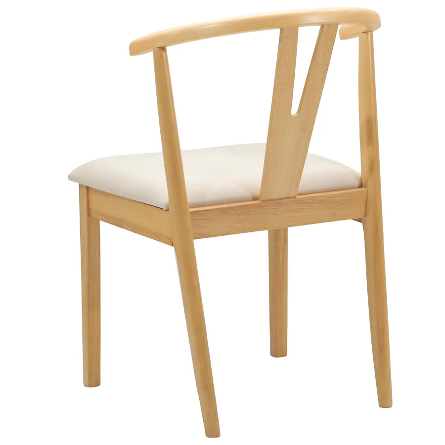 Chaise de salle à manger 2 pcs Naturel et clair - 7