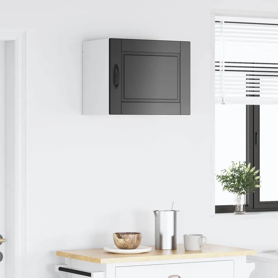Meuble mural PORTO Noir 50 x 31 x 40 cm Bois d'ingénierie - 4