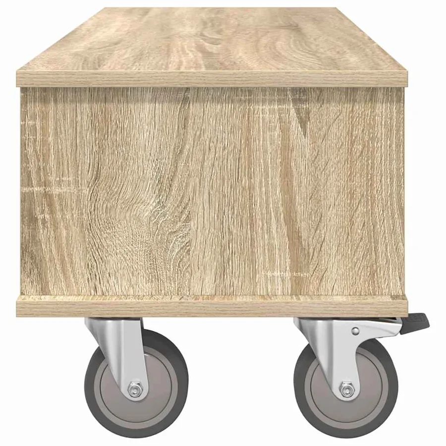 Meuble TV Chêne Sonoma 100 x 35 x 35 cm Bois d'ingénierie - 6