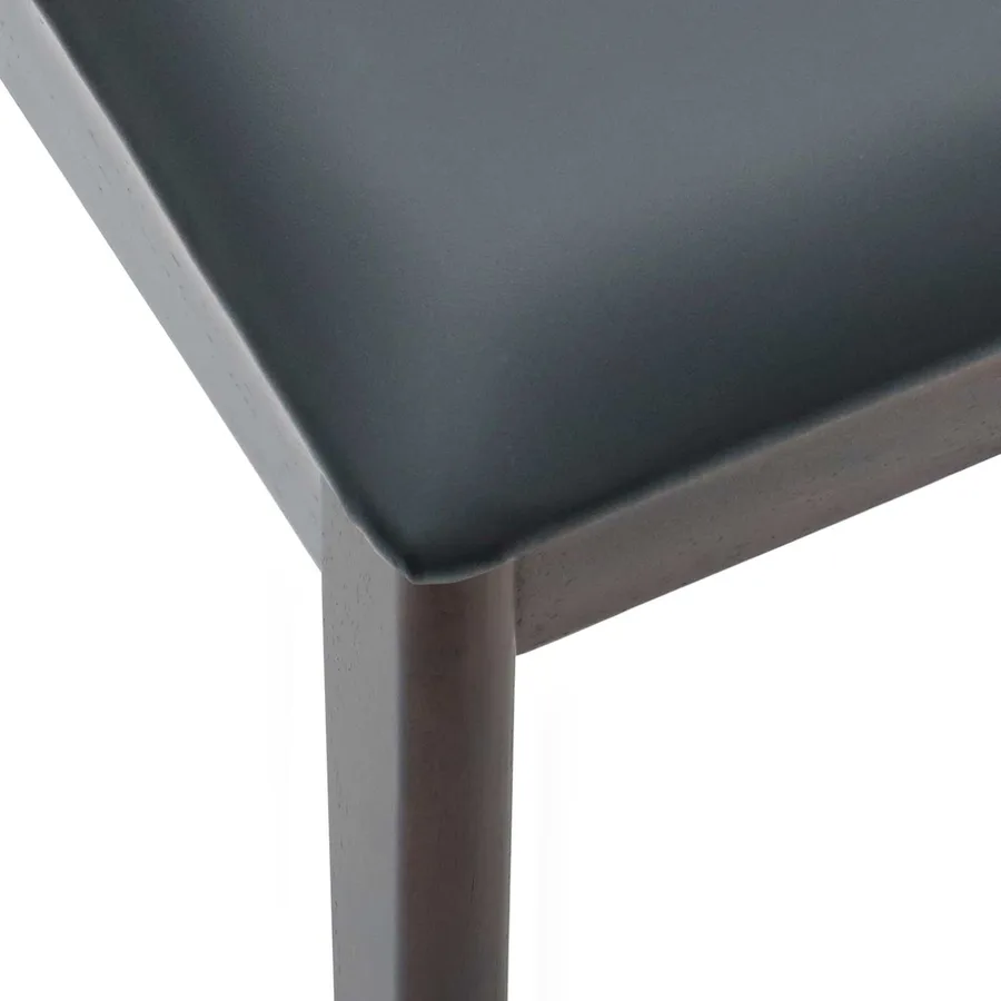 Chaise de salle à manger 2 pcs Marron clair et noir - 9