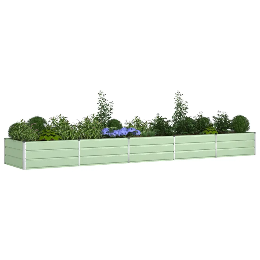 Jardinière Vert pastel 480 x 100 x 45 cm Acier galvanisé - 3
