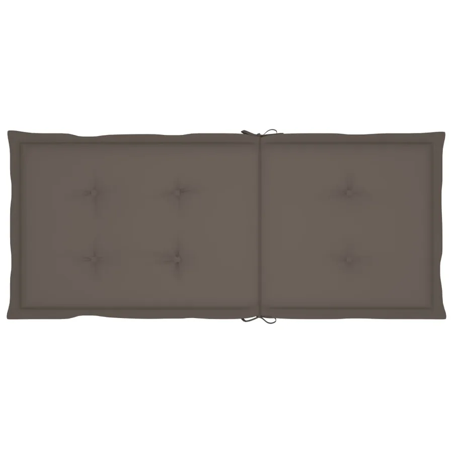 Chaises pliables de jardin lot de 3 avec coussins Bois d'acacia - 8