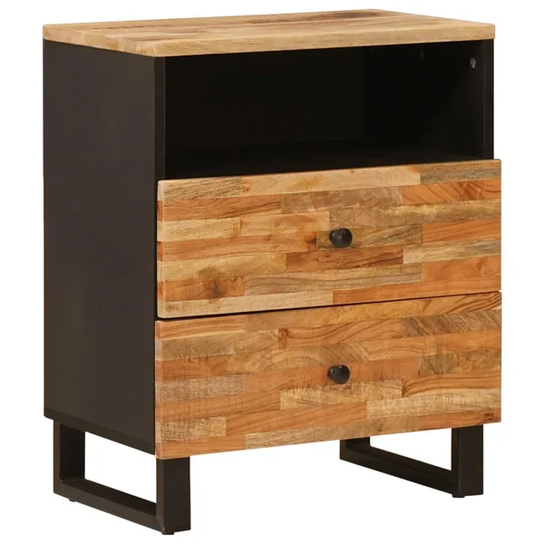 Armoire de lit Marron 50 x 33 x 62 cm Bois de mangue massif