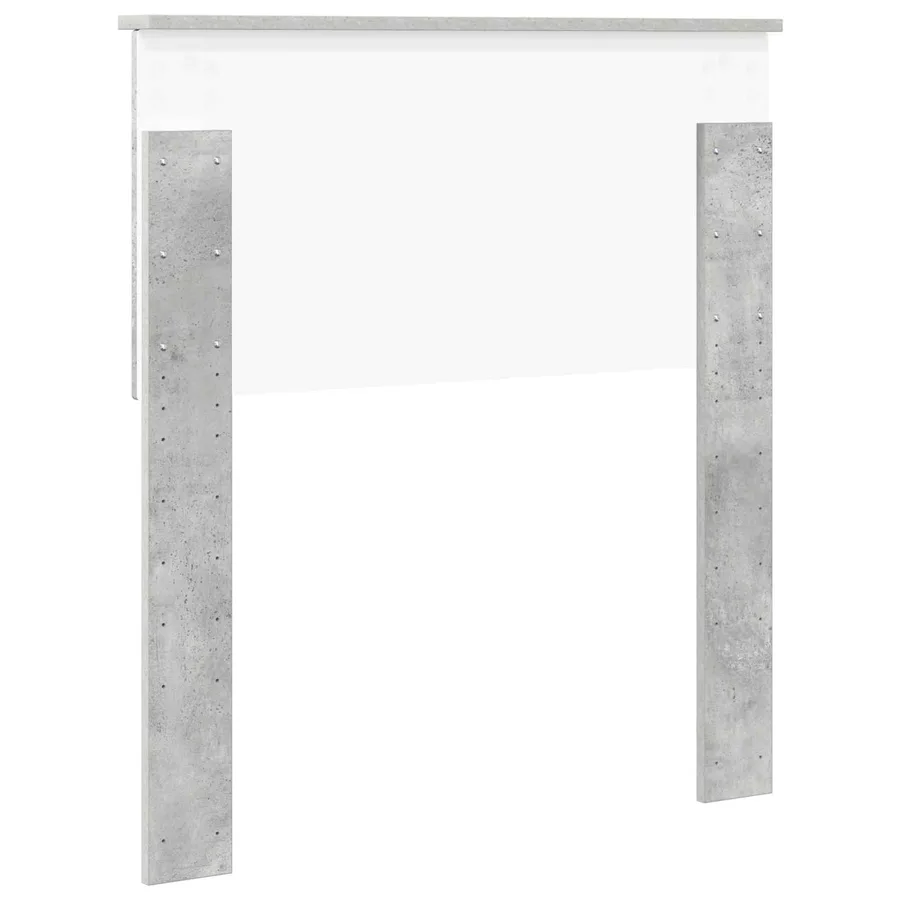 Tête de lit Gris béton Bois d'ingénierie - 6