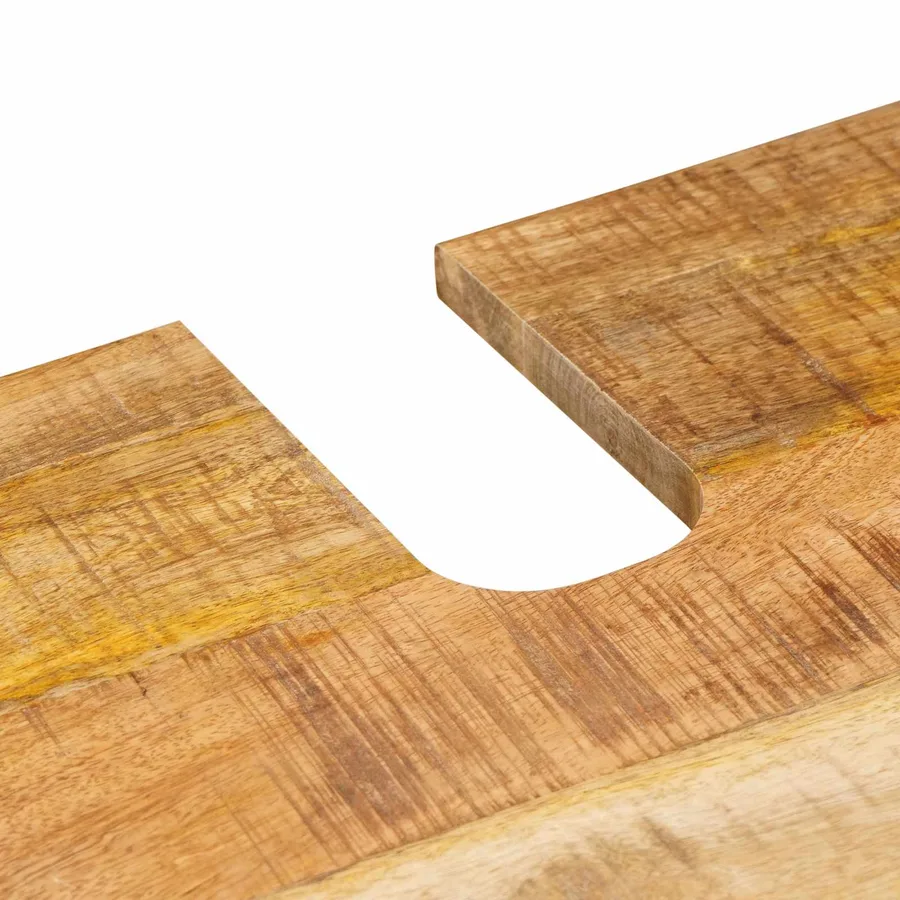 Ensembles de salle de bain 2 pcs Naturel Bois de mangue massif - 9
