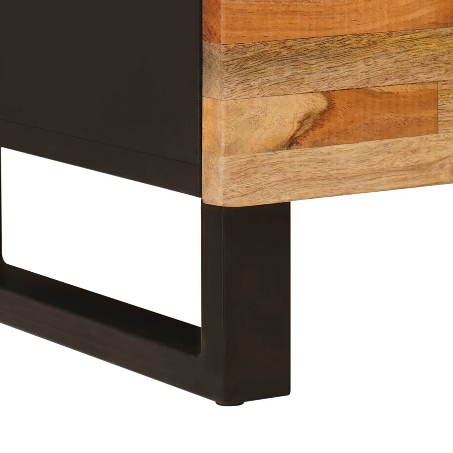 Armoire de lit Marron 50 x 33 x 60 cm Bois de mangue massif - 8