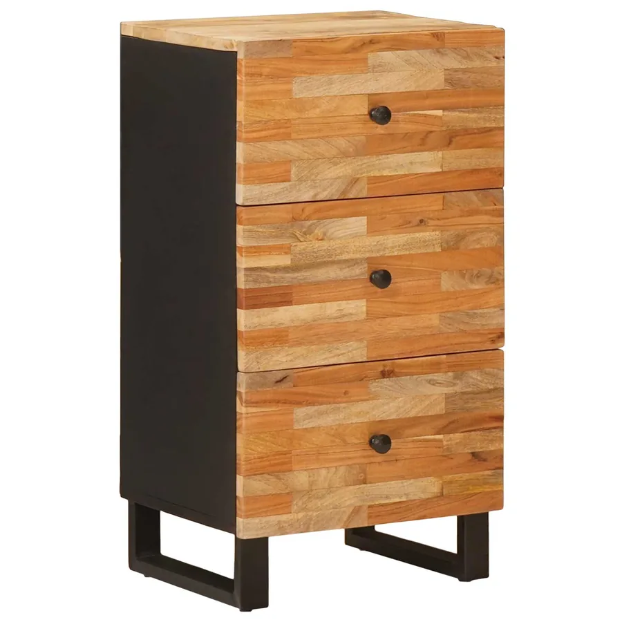 Meuble d'appoint Marron 40 x 33 x 75 cm Bois de mangue massif