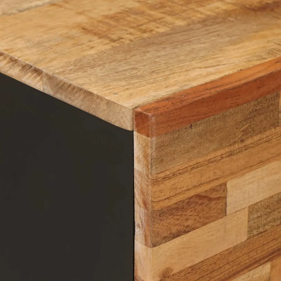 Meuble TV Marron 105 x 33 x 46 cm Bois de mangue massif - 6