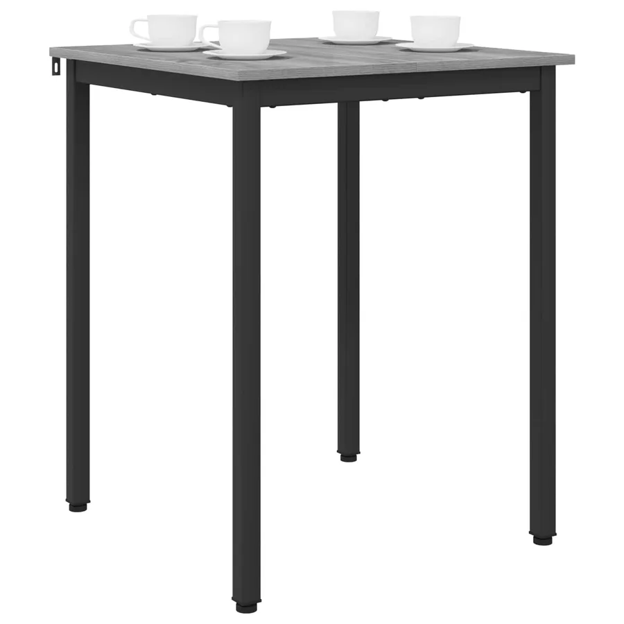 Table de salle à manger / Table de repas 60 x 60 x 75 cm MÉTAL - 3