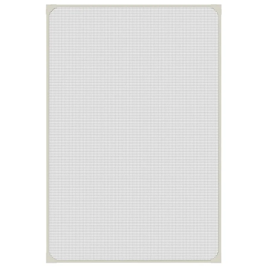 Moustiquaire magnétique pour fenêtres blanc 80x120 cm - 3
