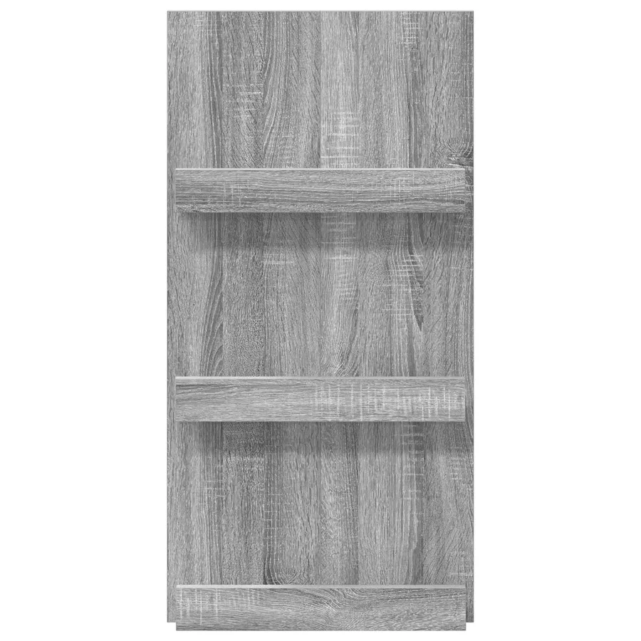 Étagère à magazines avec étagère Gris Sonoma 51 x 11 x 102 cm - 5